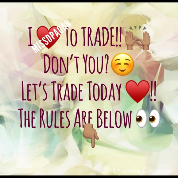 💕TRADE RULES 101💕 - Picture 1 of 8